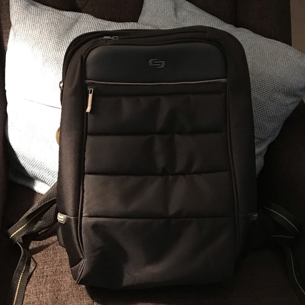 SOLO Laptop Backpack, Black